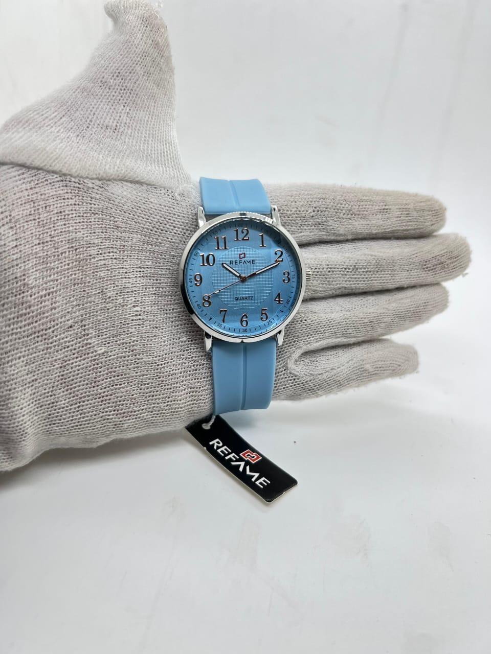 REFAME Mocha Grace Women's Quartz Watch | Brown Dial | Brown Silicone Strap | Elegant Analog Wrist Watch