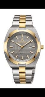 ATRONE Prestige Silver Two-Tone Quartz Men's Watch