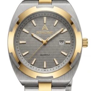 ATRONE Prestige Silver Two-Tone Quartz Men's Watch